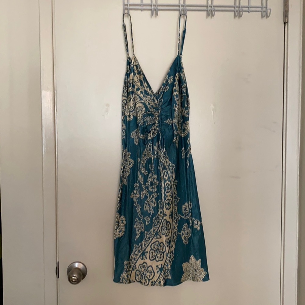 Zara satin slip dress